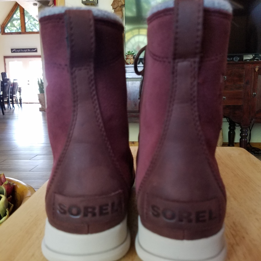 New Sorel Explorer Joan Ankle Winter Boots 8.5 - Picture 5 of 9